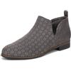 Dr.Scholl's SHOES Dr. Scholl's Shoes Rate, Stivaletto Donna, Microfibra Nera, 41 EU Larga