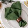 MLMW Set di 6 tovaglioli di stoffa in lino verde oliva, lavabili, 41 x 41 cm, per festa del Ringraziamento, matrimonio, giardino, feste, baby bridal shower, decorazioni da tavolo di compleanno