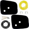 ZAMDOE 523013401 Filtro Aria per Husqvarna 122 HD45 122HD60 322HD60 CHT220 CHT220L per Jonsered HT2223T HT2218 Tagliasiepi Ricambio per McCulloch Superlite 4528 con Filtro Carburante Linea Carburante