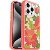 OtterBox Cover per Apple iPhone 15 Pro Symmetry Clear MagSafe, resistente a shock e cadute fino; sottile, testata 3x norme MIL-STD 810G, Quilted Poppies