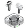 Nothing Ear (3) Auricolari Wireless In-Ear, Cancellazione Adattiva del Rumore, Audio Hi-Res compatibile con LDAC, Super Mic, IP54, Ricarica Rapida, 22 Ore di Autonomia, Android e iOS - Bianco