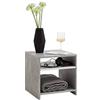FMD Möbel Tavolino Basso, Grigio e Bianco, 40 x 40 x 40 cm