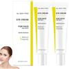 homomdy Crema contorno occhi rivitalizzante per viso e collo, crema contorno occhi rivitalizzante con retina, peptide, idrata la pelle e migliora linee sottili e rughe, occhiaie e gonfiore. (2pcs)