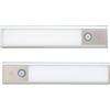 Sunmatic Luce Armadio LED, Luce Sottopensile Cucina con Sensore di Movimento, 2 Pezzi - 20CM, Lampada Magnetica Ricaricabile 3 Temperature Colore per Cucina Scale Soggiorno Bagno Camere da Letto