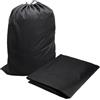 Lytonix 2 Pezzi 60 x 90 cm Sacco Portabiancheria Sporca, 120L Sacco per Biancheria Grande, Sacchetto per Lavanderia Pieghevole, Laundry Bag Travel con Coulisse, Nero Sacchetto per Panni Sporchi Impermeabile