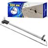 MONTERAL Appendiabiti Estraibile per Armadio 300 mm - Barra Appendiabiti Estensibile Realizzato in Acciaio è Compatibile con Vari Tipi di Guardaroba - Garanzia di 10 Anni - MONTERAL