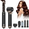 Oskuglin Hair Styler Spazzola Elettrica 5 in 1 per Capelli - Hair Styler Professionale con Aria Calda, Asciugacapelli, Arricciacapelli e Lisciante, Spazzola Phon per Styling Rapido Senza Danni
