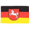 AZ FLAG BANDIERA BASSA SASSONIA 90x60cm - BANDIERA LAND DI NIEDERSACHSEN - GERMANIA 60 x 90 cm - AZ FLAG