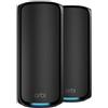 Netgear Set mesh ORBI 970 kit da 2 Mesh Triple Band Black (2pz) RBE972SB 100EUS