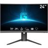 Msi Monitor 23,8" ( LED Full HD 1080p 180Hz ) G24C6P E2 Curved Black 9S6 3BA04T