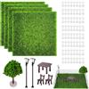 Dog's Booty Oggetti In Miniatura 17 Pezzi Miniature Oggetti incluse Staccionata Albero di Natale Lampioni Natalizi per Giardino Zen Miniature Natalizie Casetta Elfo e Accessori Bambole