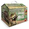 Multiprint Casetta 7 Timbri per Bambini Dinosauri, 100% Made in Italy, Set Timbrini Bimbi Personalizzati, in Legno e Gomma Naturale, Inchiostro Lavabile Atossico, Idea Regalo, Art.09220