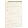 Harphia Month Tracker Spiral Notebook Refill, per 6 fori Filofax/Personal Journal45sheets/90pages, qualità 100 Gsm, Harphia (A6 3,74 x 6,77, Monthly)