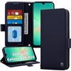 ONETHEFUL Cover per Samsung Galaxy A17 / A16 / A26 5G (6.7 pollici) - Custodia Flip in PU Pelle Portafoglio, Supporto Magnetico Pieghevole, 3 Slot Carte e Protezione RFID, Blu