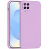 Mixroom - Cover Custodia Case per Samsung Galaxy A12 4G / 5G / M12 Protezione Fotocamera in Silicone TPU Morbido Opaco Bordi Piatti Colore Lilla