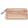 Tramontina Tagliere in Teak, 33 x 20 cm, con scanalatura per succhi Legno, Certificato FSC®