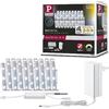 Paulmann 78869 Strip LED MaxLED 250 set base Smart Home Zigbee Tunable White 3m IP44 12W 230/24V 810lm argentato LED protezione dagli spruzzi d'acqua
