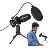 Generic Kit Streaming Microphone Podcast USB - Pacchetto di microfono per computer di alta qualità, Plug and Play | Microfono a condensatore per la registrazione musicale, streaming di giochi online