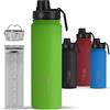 720°DGREE Borraccia termica 530ml "noLimit" + Infusore Frutta - Ermetica, adatta a bevande gassate - Tappo a vite - Ideale per bambini, scuola, ufficio, fitness e outdoor