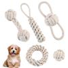 Kalsey 5 Pezzi Treccia Per Cani, Giochi Per Cani Indistruttibile, Corda Cane Resistenti, Resistenti Giochi Per Media Piccola Taglia, per Di Piccola, Media e Grande Taglia