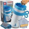BluePet Pulisci Zampe Cane, Lava Zampe per Cani, Pulitore Zampe, Detergente delicato Zampa, Lavazampe, Dog Paw Cleaner, Pulizia Efficace, Lavaggio Accurato, Pulire Zampe, Spazzola per Cani, Taglia XXL