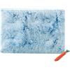 FANSU Cuscino per Cani Gatti, Colore Sfumato Autunno e Inverno Cuscino Cani, Lavabile Materassino Cane, Cucce per Cani da Interno Caldo Morbida e Soffice Cuccie per Gatti (XS-45X30CM,Blu)