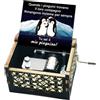 Luteney Regalo San Valentino per Lui,Pinguino Carillon Regalo Anniversario per Lei,You Are My Sunshine Carillon Regalo per Fidanzata Marito