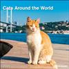 Teneues Calendario 2023 da muro Cats Around The World, 12 mesi, 30 x 30 cm (30 x 60 cm aperto)