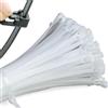 Mgctolbox Fascette Plastica Bianche 300mm x 4,8mm Fascette Riutilizzabili Elettricista Nylon per Famiglia, Giardinaggio, Cable Management, Uso Interno ed Esterno 100 Pezzi