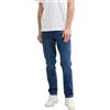 TOM TAILOR 1044972 Jeans Regular Tapered, 10119-Used Mid Stone Blue Denim, 36W x 32L Uomo
