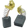 Generisch 2 spazzole di carbone per smerigliatrice angolare Hitachi G23SF / G 23 SF TN 999038, 7 x 13 x 17 mm