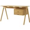 tradition &tradition - Scrivania Daystak - Legno naturale - Compensato di faggio - Designer Robin Day