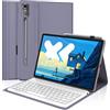 IVEOPPE Cover Tastiera Lenovo Idea Tab Pro 12.7 Pollici 2025, Custodia Tastiera Italiano Bluetooth Staccabile per Lenovo Xiaoxin Pad Pro 12,7 2025, Viola lavanda