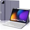 IVEOPPE Cover Tastiera per Xiaomi Pad 8/Pad 8 Pro 2026 11.2/Pad 7/ Pad 7 Pro 11.2 2025, Custodia Tastiera Italiano Bluetooth Staccabile con portapenne, Viola lavanda