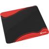 LexonElec x ATTACK SHARK Tappetino Per Mouse Da Gioco Medio, 17,72*15,75*0,16 inch, Base In Gomma Antiscivolo,Ottimizzato Per Sensori Da Gioco,Tappetino Per Mouse Impermeabile Per e-Sport-Nero/Rosso