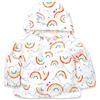 Minicoco Cotone Felpa con Cappuccio Bambine e Bambino Giacca di Bambini Ragazze Primavera Cappotto Capispalla Neonata 0-18 Mesi (9-12 mesi, Arcobaleno)