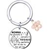 AIMINI Regalo Nonna,Portachiavi Nonna,Nonna Idee Regalo per Nonna Compleanno da Nipoti Nipote Regali Festa dei Nonni Idee Regalo Nonna Natale san Valentino Regali Nonna Utili Regalo Pensione Nonna (8)
