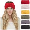 DRESHOW 6 Pezzi Fasce per Capelli Tessuto di Lana Turbante Fascia da Donna Invernale Accessori Cerchietti per Donna Ragazze