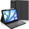 WAVATA Tastiera per iPad Air 11 (M2/M3, 2024/2025) con Retroilluminata, Custodia Tastiera per iPad Air 5/ Air 4, iPad Pro 11 4/3/2/1 Generazione Italiano QWERTY Layout Bluetooth Staccabile, Nero