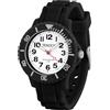 TENOCK Orologio Analogico Al Quarzo Per Bambini Orologio Da Polso Per Bambini Orologio Da Polso per 30 m (Nero)