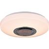 RL LIVE YOUR LIGHT Reality, Plafoniera, Padella incl. 1 x LED,SMD,25,0 Watt,3000K,3000 Lm. Finitura: Metallo, Nichel opaco L:63,5cm, L:37,0cm, A:7,5cm Girevole,Dimmerabile tramite interrutto,