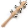 GUANGJIA Campane in legno palmare strumento musicale Jingle Bells Bar Slitta Stick Durevole Jingle Stick Shaker Sonaglio Mano Divertente per Strumento a Percussione