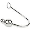 Mr. Steel Anal Hook Double Balls 25+40mm Silver