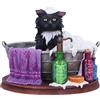 Nemesis Now Lisa Parker, statuetta per il bagnetto, 11 cm, in resina, ispirata all'opera d'arte di Bath Time, ornamento a forma di gatto nella vasca da bagno, decorazione per il bagno di Lisa Parker,