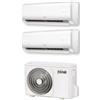 Ferroli Climatizzatore Ferroli Giada M Dual Split 9000+12000 btu Wi-Fi con 18-2