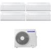 Samsung Climatizzatore Samsung Windfree Elite S2 Quadri Split 7000+9000+12000+12000 btu Wi-Fi AJ080TXJ4KG/EU