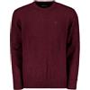 BARBOUR MAGLIONE GIROCOLLO IN LANA MARMORIZZATO