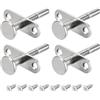 QUARKZMAN Chiusure a Spillo, 6,5x45mm/0,26x1,77 Pollici Chiusura con Pistone a Molla in Acciaio per Mobili Porta Letto, 4pz