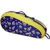 Wilson Borsa per Racchette da Tennis, Minions 3.0 Junior, Fino a 3 Racchette, Per Bambini e Ragazzi