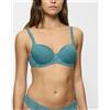I Magazzini Sorriso Reggiseno preformato con ferretto a nastro e pizzo Amourette WP (Coor. con: AMOURETTE_TAI turchese/AMOURETTE_300 nero) - TRIUMPH